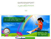 Tablet Screenshot of gardensport.it
